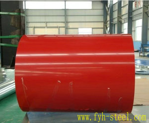 red color prepainted galvanized steel coils