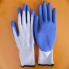10g 5 strand knit cotton liner latex coated glove