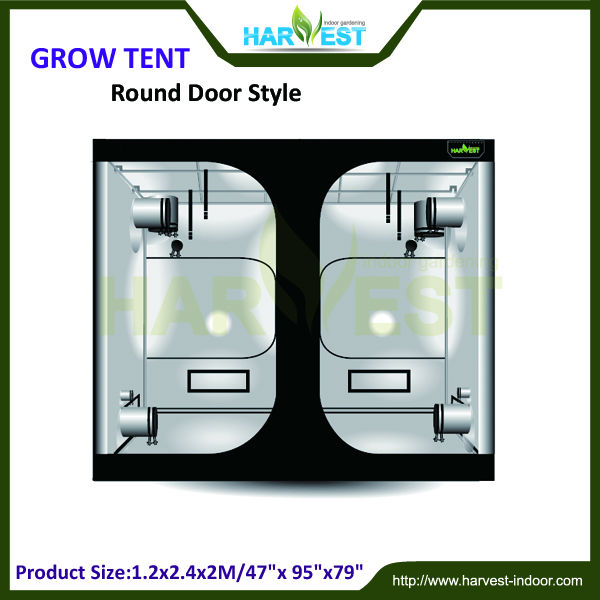 Harvest 600R240 allows you to create a large grow space with the ability to hang up to 2 x 600w or 2x1000W HPS/MH light systems and heavy ventilation equipment without the need to drill holes and make unsightly modifications to the room in which you want to grow in. A real potential powerhouse.
