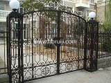 wrought iron gate, ornamental gate, garden gate,automatic gate