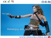 Vivid 3D film action girl figure with gun of European type
