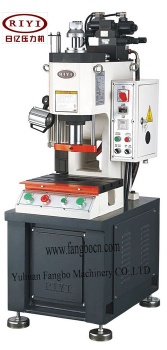 hydraulic press with single column equiped infrared