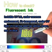 Uv Fluorescent Invisible Security Ink