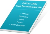 OHSAS 18001 Health Safety Documentation Kit