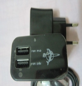 High Quality 2A EU Plug Dual USB Port Power Adapter Wall Charger Case For IPad 2 /3 IPhone 4GS 4G Samsung S3 HTC