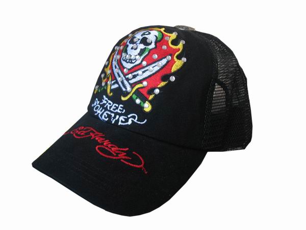 embroidery and printed trucker cap