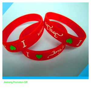 custom promotional silicone bracelet