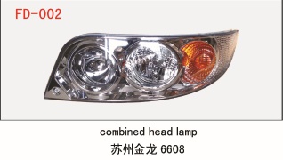 Kinglong 6608 headlights, head lamp