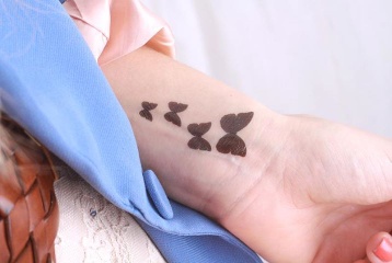 Personalize Temporary skin tattoo sticker waterproof sticker fake tattoo butterfly design