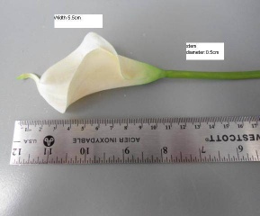 artificial flowers PU calla lily