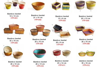 vietnam bamboo basket high quality