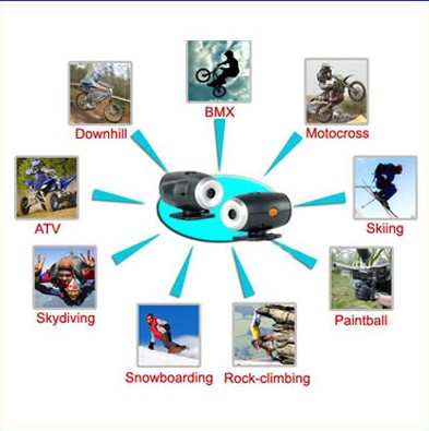 sports action camera ,outdoors sports helmet camera