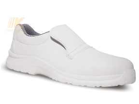 White Micro fibre Leather Steel S2 Safety Shoes