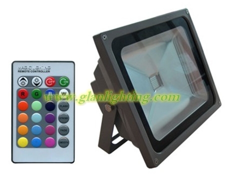 60W RGB LED Flood light for garden decoration