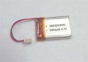 260mAh 3.7v polymer lithium battery