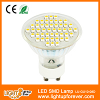 LED SMD Lamp GU10, 3.5W 48pcs 3528 SMD, Dimmable, LED Light, LED Spot, LED SMD Lamp, CE RoHS,