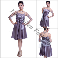 short satin bridesmaid gown hot sale OEM welcome