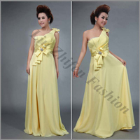 hot sale long chiffon prom gown made in China