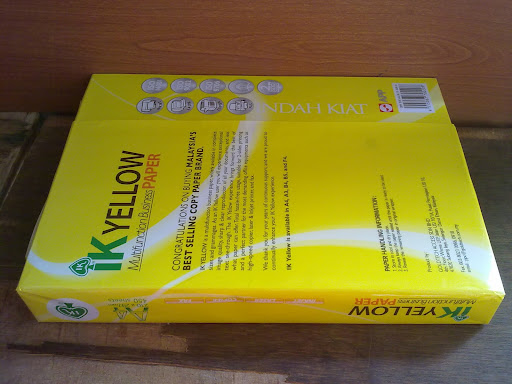 IK Yellow A4 copy Paper
