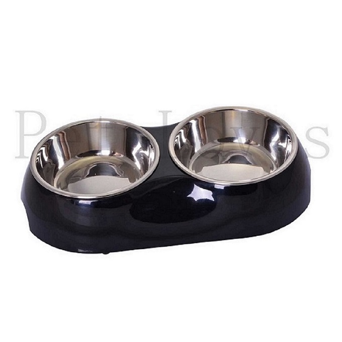 Double Dog Food  Bowl & Water Bowl