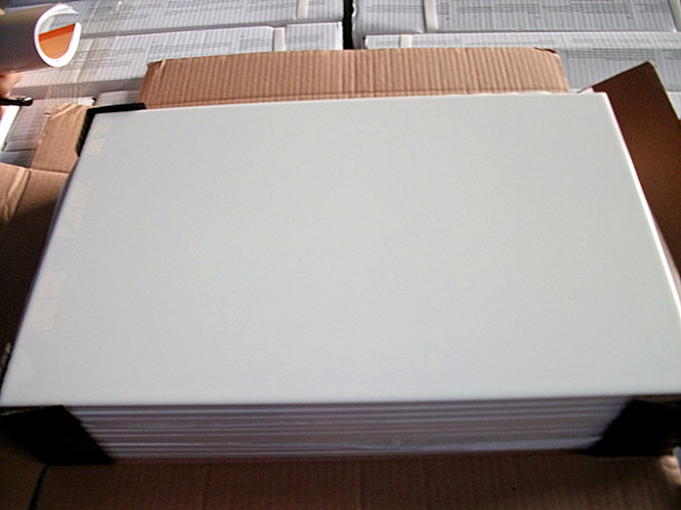 glossy white tile 250x400