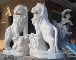 Big Stone Lion Statue