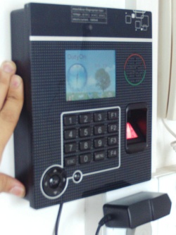 Secubio CCTV Imbedded Biometric Time attendance and access control with TCP/IP and RFID