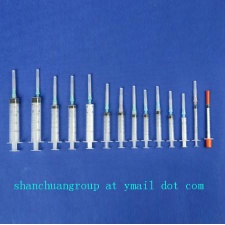 disposable syringe,insulin syringe,2-part syringe,safety retractable syringe