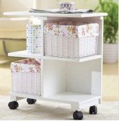 KD storage willow cabinet with wheels 【Factory supply】