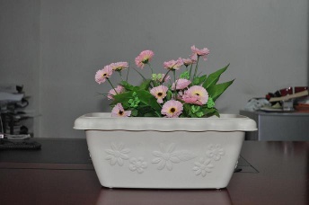 Cheap Durable Flower Large Garden Pots In 470*230*175 mm - P1212F