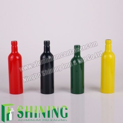 300ml Colorful Aluminum Fuel Additive Bottle
