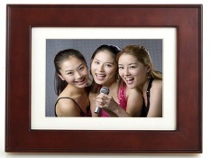 GEPF05 10.4" Digital Photo Frame (Solid wooden digital photo frame)