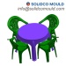 Plastic table molding