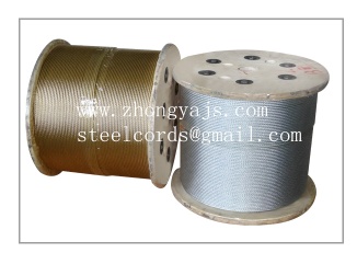steel cord for conbeyor belts(Galvanized & Brass Plated wire rope)