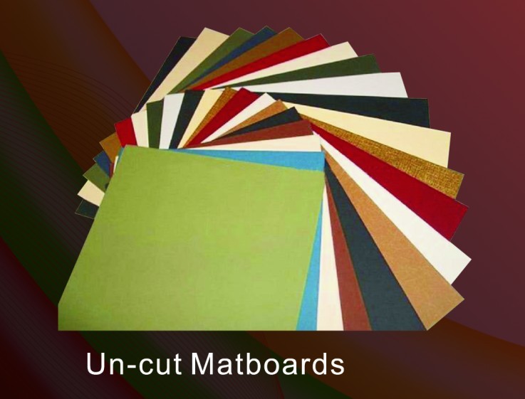 Un-cut mat board