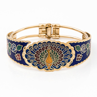 luxry enamel vintage bangle made by teemtry.com