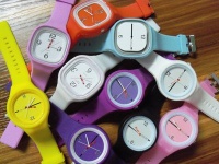 Cheap stylish silicone watch, jelly watch