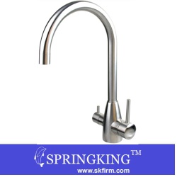 Stainless Steel Cold/Hot/Pure Triple Flow Kitchen Faucet