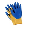 Seamless 10G 5 Thread T/C Shell, Crinkle Latex Coated Gloves - UL-2101-2120