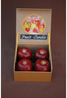 Handmade Red Apple Candle