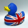 Rubber Union Jack Bath Duck