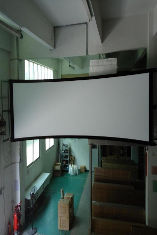 Curved Fix Frame Projector Screen for Cinema