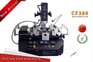 three temperature zones CHINAFIX CF360 intelligent mute BGA chip repair machine/bga reballing station