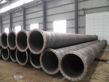 Dredging steel pipe for offshore project