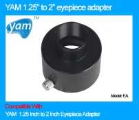 YAM 1.25 Inch to 2 Inch Eyepiece Adapter
