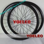 Track Carbon Single Wheel Clincher 60MM with Novatec Hub