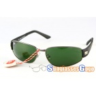 Sunglasses Gunmetal Frame with Green Lens on sunglassesgogo