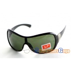 Aviator Highstreet  Frame Black Green Lens Sunglasses on www sunglassesgogo com