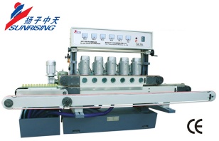 Horizontal straight circular edge glass grinding machine QJ877D - QJ877D