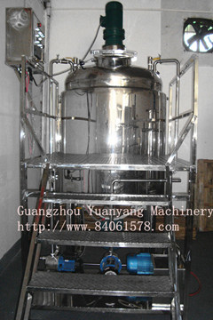 large vacuum heating emulsification equipment